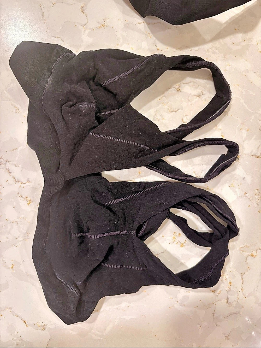 Nuudii Black bralettes BOTH
